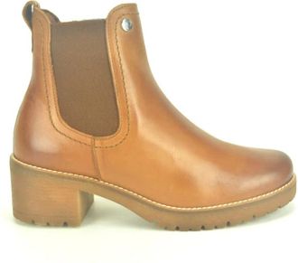 Pitillos Cognac Botje - Dames - Chelseaboots - Bruin - 38 EU - Schoenen