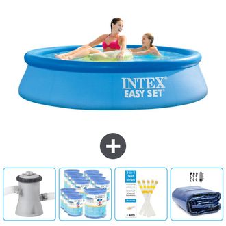Intex Piscina Easy Set Redonda - 244x61 Cm - 7-piezas Scb86