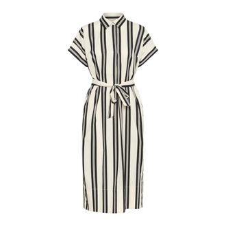 Inwear Striped Shirt Dress Black/Vanilla