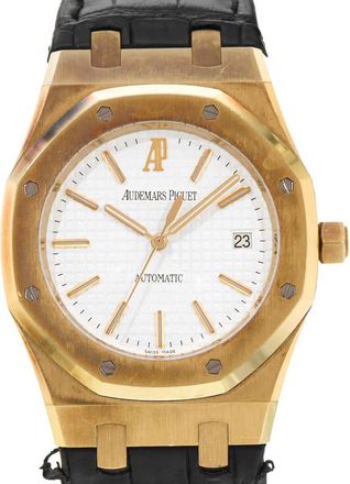 Audemars Piguet Pre-owned Audemars Piguet Royal Oak Automatic White Dial Mens Watch 15300BA