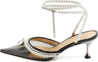 Mach & Mach Pumps con cristalli 105mm - Nero