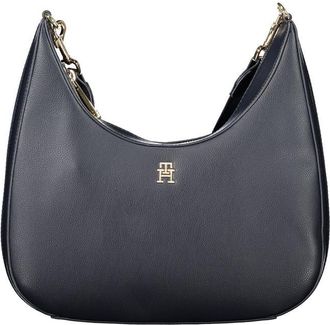 Tommy Hilfiger Blue Polyester Women Shoulder Womens Bag