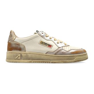 Autry Medalist Sneakers - Heren - Sneakers - Beige - 42 EU - Leer - Schoenen