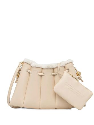 Themoir&egrave; padded cross body bag - Beige