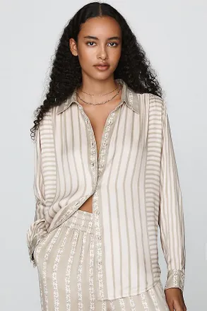 Anthropologie Conditions Apply Blooming Blouse