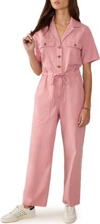 Faherty Raven Utility Twill Jumpsuit in Baroque Rose at Nordstrom Rack, Size Xx-Small