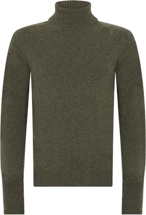 Fedeli Turtleneck Trui - Heren - Coltruien - Groen - 2XL - Kasjmier - Truien & Vesten