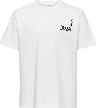 J.W.Anderson Oversized T-Shirt - Dames - T-shirts - Wit - M - Katoen - Tops