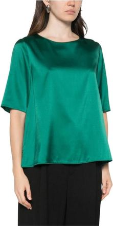 Max Mara Mujer, Blusas y Camisas, Verde, Talla: M
