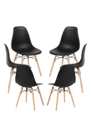Regalos Miguel Packs Sillas Comedor - Pack 6 Sillas Besy - Negro