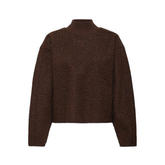 Ichi Maglione Curley - - Knitwear - Donna - Marrone - XS