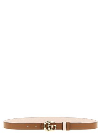 Gucci Womens Multicolor Calfskin Thin Belt