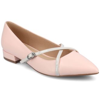 Journee Collection Women & apos;s Camby Medium and Wide Width Dress Flats