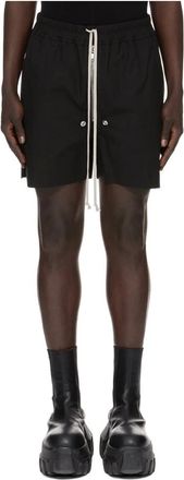 Rick Owens Pantalones cortos de popelina - Shorts - Hombre - Negro - L