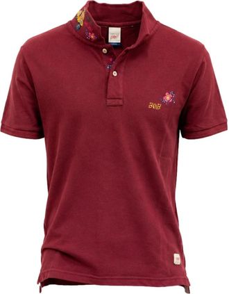 Bob Short-sleeve Polo - Heren - Polos - Rood - L - Katoen - Tops