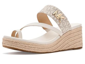 Michael Kors Jilly Mid Wedge Womens Shoes Vanilla 1 : 7.5 M, Synthetic