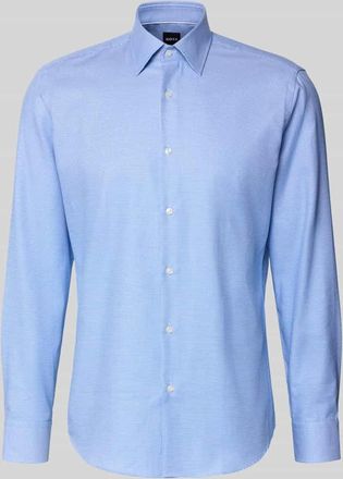 HUGO BOSS Regular Fit Businesshemd aus reiner Baumwolle Modell JOE in Royal, Gr&ouml;&szlig;e 40