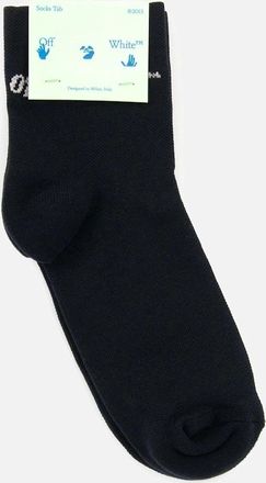 Off-white Mens Off White Slanted Off Logo Low Socks Black/White - Black/Multi - Size: One size/2.5/9.5/3/10/3.5/15/8.5/15.5/9/16/13.5/7/14/7.5/14.5/8