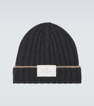 Brunello Cucinelli Ribbed-knit cashmere beanie