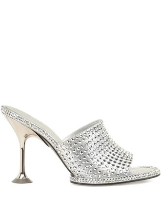 Sergio Rossi Mules Orb - Argento