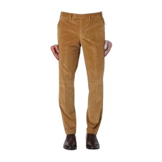 Pantaloni Torino Corduroy Chino Broek - Heren - Broeken - Beige - Maat: XL Corduroy