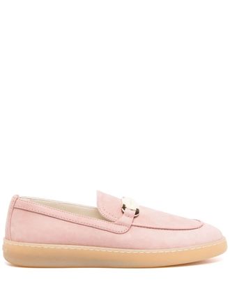 Ferragamo suede loafers - Pink