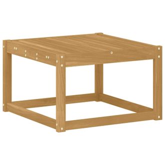 vidaXL Mesa De Exterior Madera De Acacia S&oacute;lida Blanco 59 X 59 X 37 Cm Vidaxl