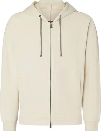 Corneliani Felpa con cappuccio e zip - Toni neutri