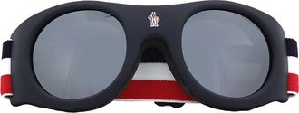 Moncler Mask Smoke Mirror Goggles Unisex Sunglasses ML0051 92C 55