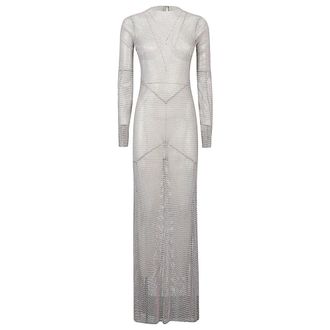 Santa Brands Gowns, female, Gray, Size: ONE SIZE Long Dress