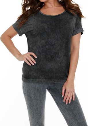 Angel Front To Back Braided Top In Charcoal