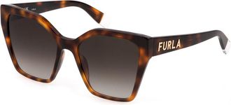 Furla SFU686 0752 Womens Sunglasses Tortoiseshell Size 54