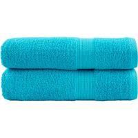 OEM Servilletas Solund De Calidad Premium, Juego De 2, Color Turquesa, 50 X 100 Cm, 600 G/m&sup2; - Crezuo