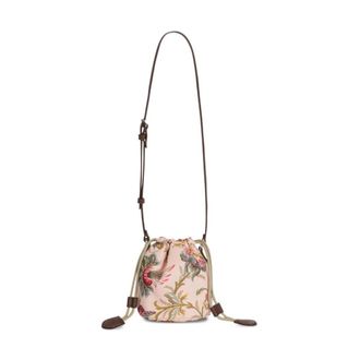 Etro Bucket Bag with Leafy Floral Print - female - Etro - Bucket Bags - Multicolor - ONE SIZE - Bags