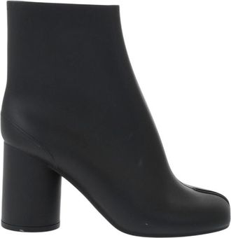 Maison Margiela Black Leather Ankle Boots
