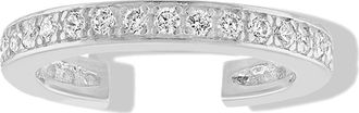 BEN ONI Pave Ear Cuff in Silver at Nordstrom