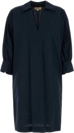 Woolrich Navy Blue Poplin Dress