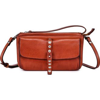 OLD TREND Monarda Genuine Leather Structured Convertible Crossbody in Cognac at Nordstrom