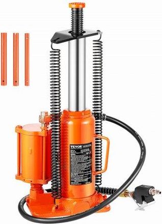 OEM Gato Hidr&aacute;ulico Neum&aacute;tico De Botella Capacidad De 12 T, Elevaci&oacute;n De 265 A 505 Mm, Gato Neum&aacute;tico Manual Con Bomba Para Reparaci&oacute;n De Autom&oacute;viles, Cam