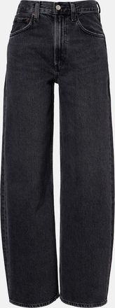 A Gold E Low Curve low-rise wide-leg jeans