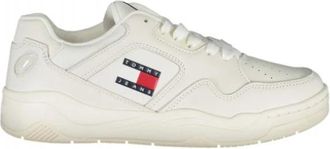 Tommy Hilfiger Schoenen, Dames, Wit, 37 EU, Leer, Sneakers