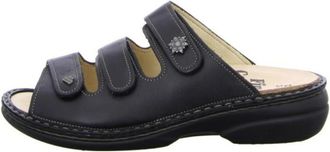 Finn Comfort Pantoletten - Dames - Schoenen - Blauw - Maat: 40 EU Leer
