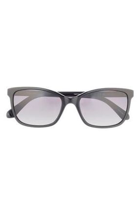 Kate Spade New York 53mm tabitha rectangle sunglasses in Black Gold at Nordstrom Rack