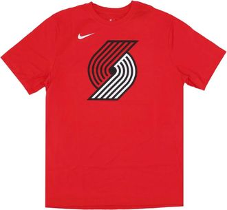 Nike T-Shirts, male, Red, Size: XL Portland Trail Blazers Logo Tee