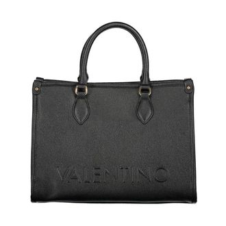 Valentino Handbags, female, Black, Size: ONE SIZE Handbag Leather Tote