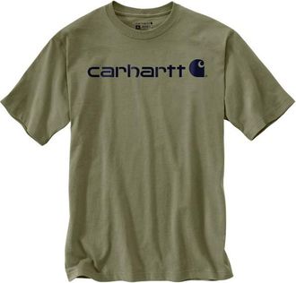 Carhartt Work in Progress Core Logo S/S T-Shirt f&uuml;r Herren | oliv