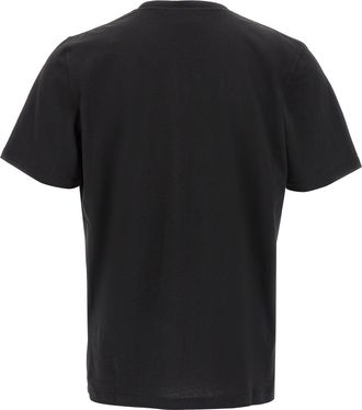 Saint Laurent Mens Black Cotton T-Shirt