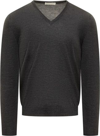 FILIPPO DE LAURENTIIS Royal V-Hals Trui - Heren - V-hals truien - Zwart - 5XL - Truien & Vesten