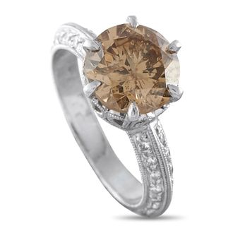 Luxury Bazaar Platinum 3.60ct Diamond Ring MF19-070826
