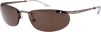 Swarovski Womens Sunglasses 0sk7019 Matt Brown Metal